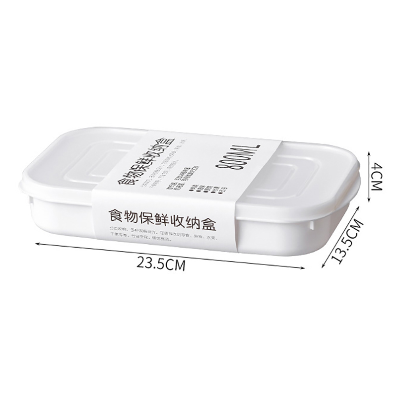 Meal Prep Containers Xl - 5 stks 800 ml koelkast voedselopslagcontainers