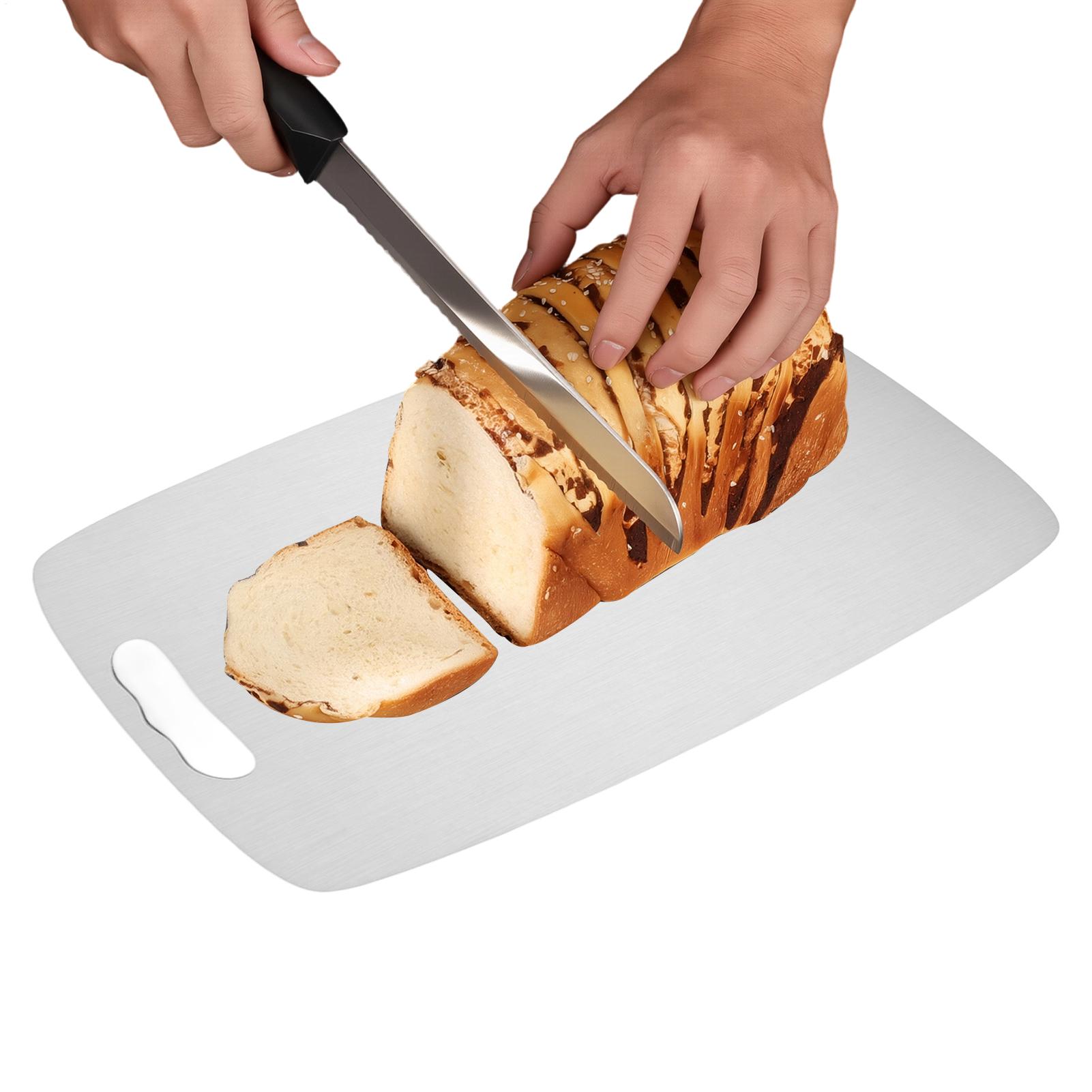 Meal Prep Cutting - 1,2 mm dikte roestvrijstalen snijplank dubbelzijdig