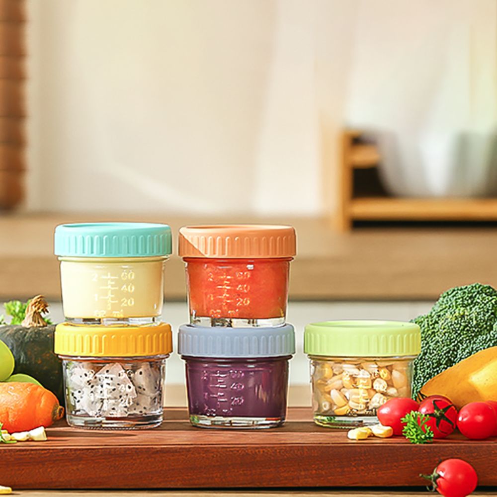 Salad Container Jar - 6 stks Mason Jar Glazen Babyvoeding