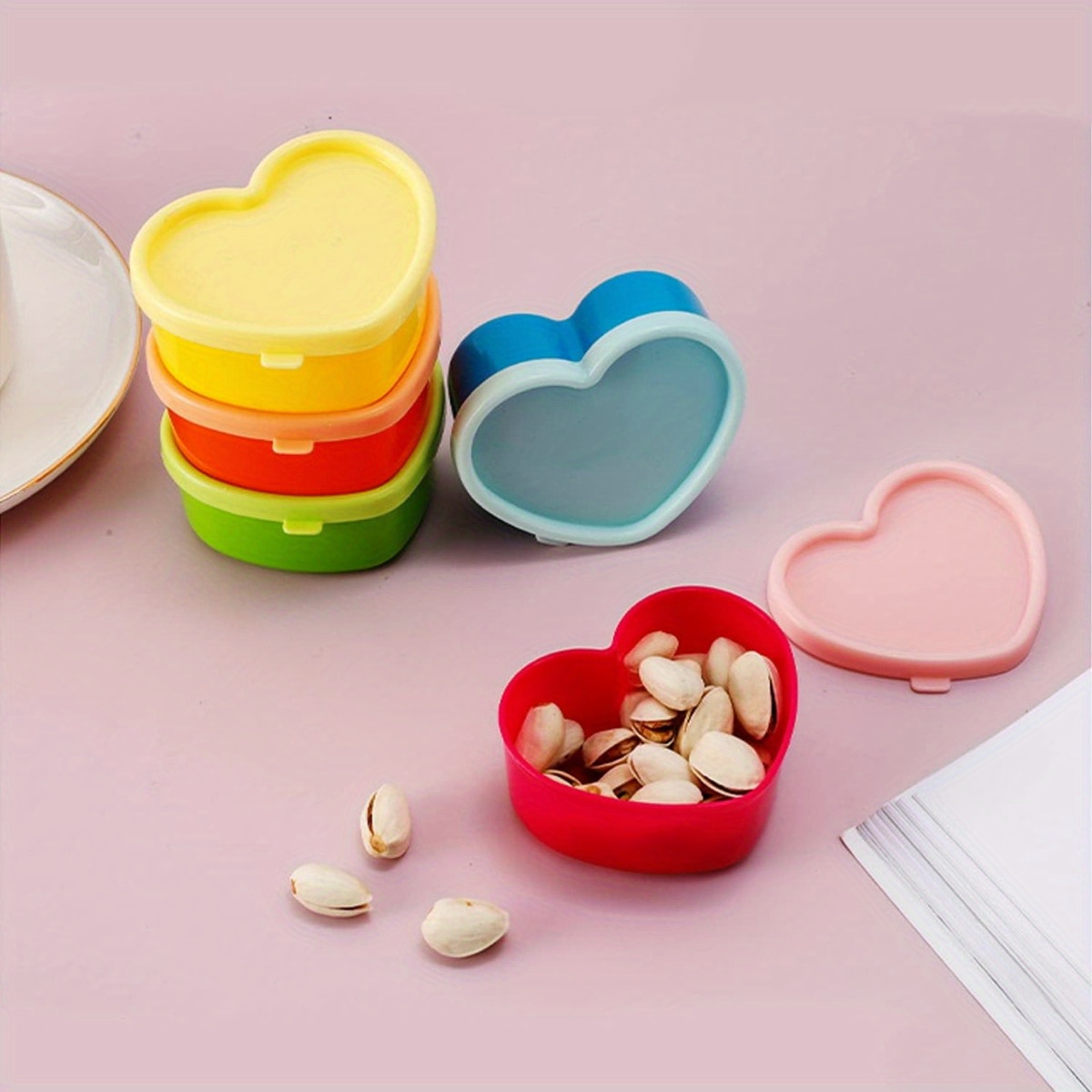 Salad Container Jar - 5PCS Mini Lunchbox Condiment Opbergdoos Met