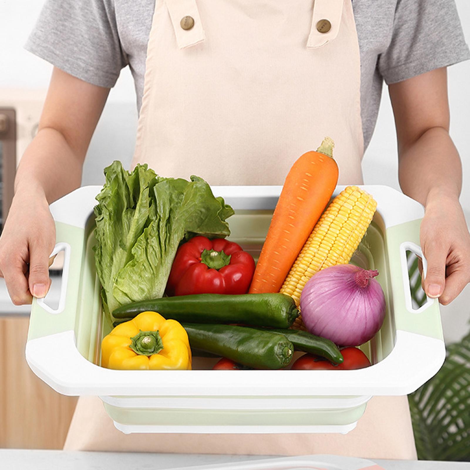 Meal Prep Cutting - Opvouwbare snijplank Multifunctionele bak Maaltijdbereiding Opvouwbare