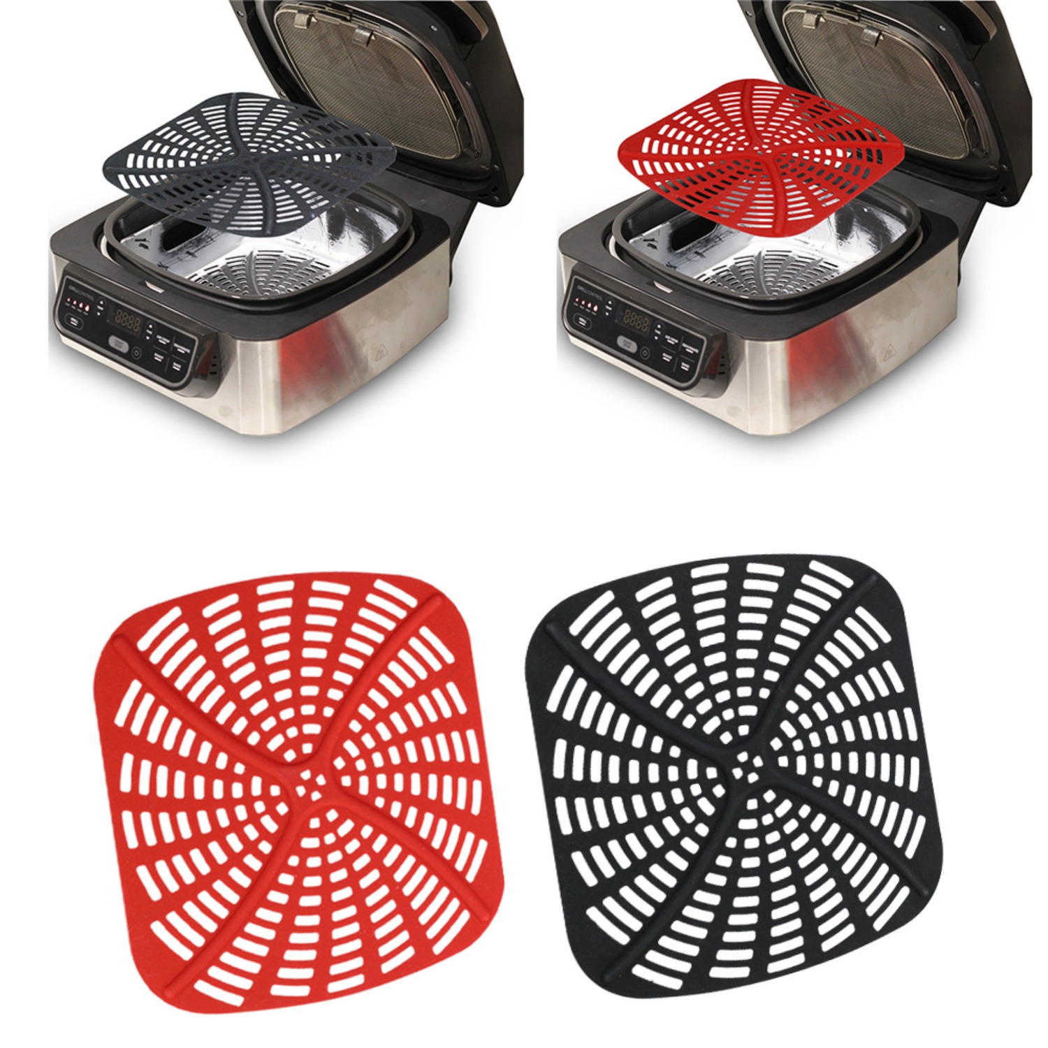 Ninja Air Fryer Af300 - 2-delige herbruikbare siliconen voeringset voor Ninja