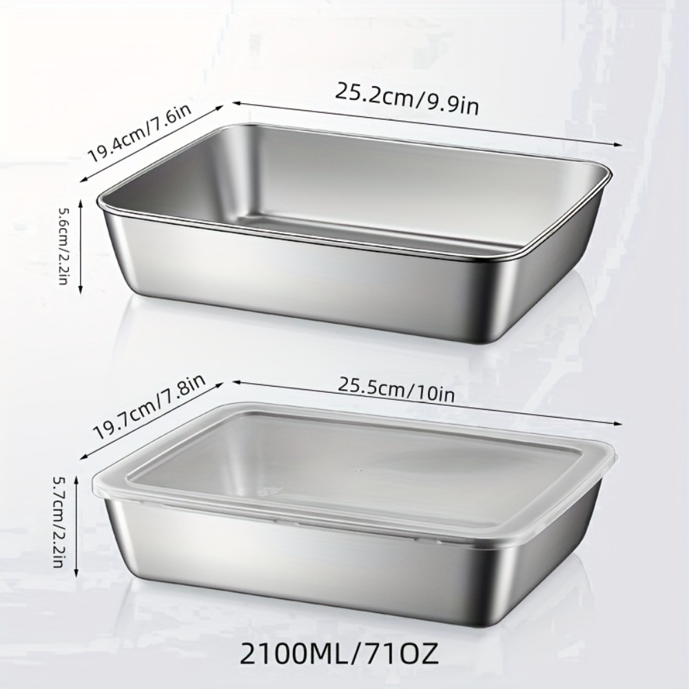 5-delige roestvrijstalen voeds - Meal Prep Containers Xl recensie en prijs