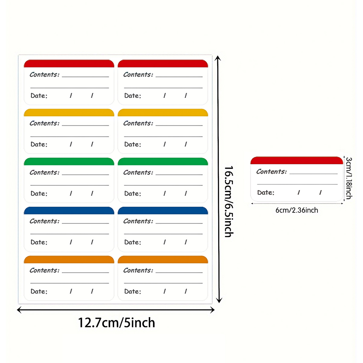 100 stuks diepvrieslabels, mak - Meal Prep Easy recensie en prijs