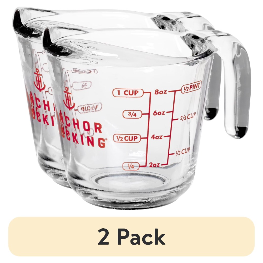 2-delige glazen maatbekersset  - Meal Prep Easy recensie en prijs