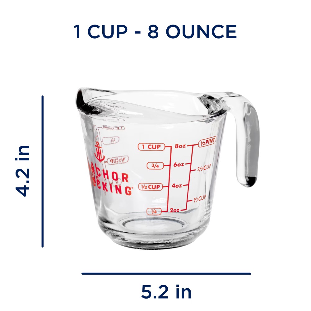 2-delige glazen maatbekersset  - Meal Prep Easy recensie en prijs