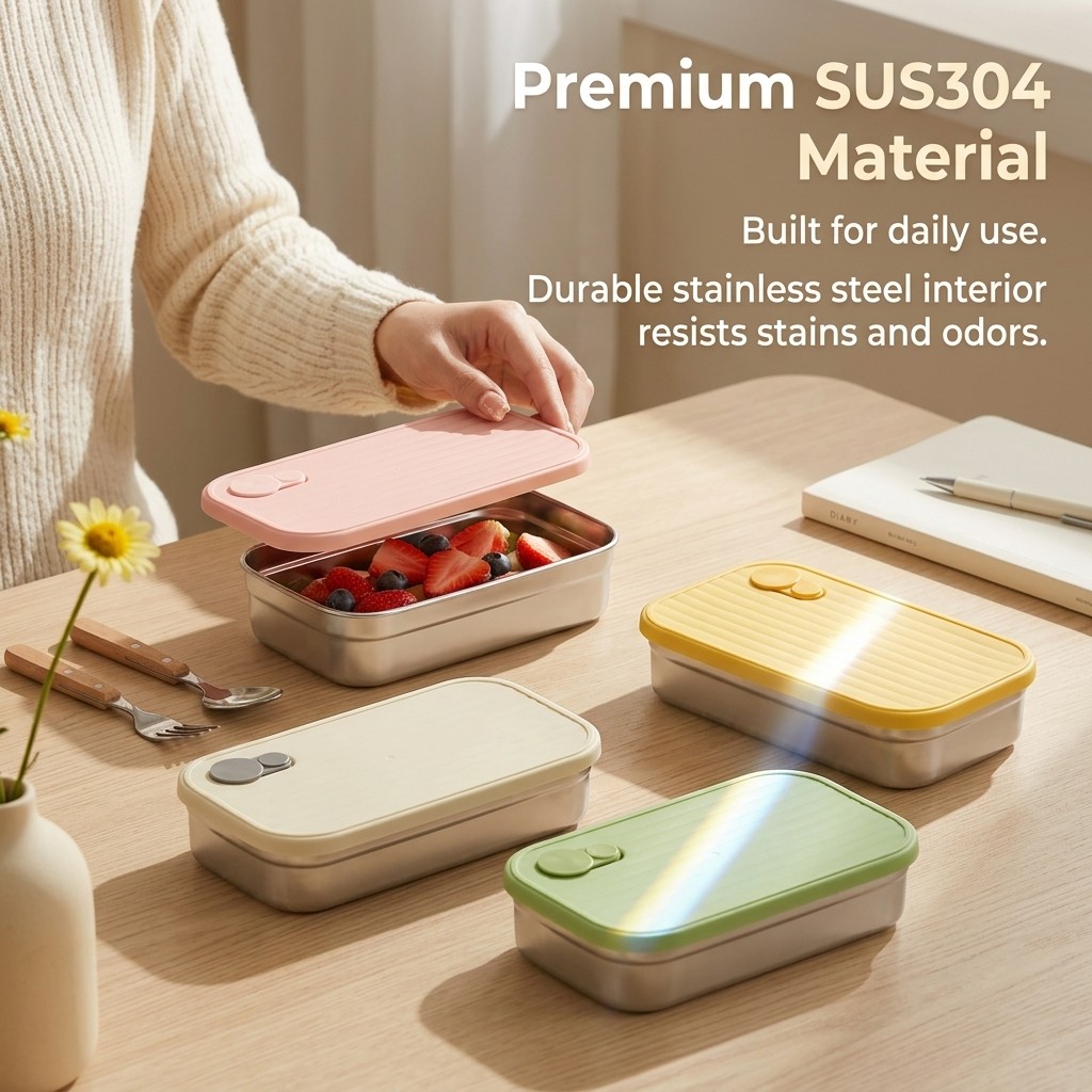 RVS Bento Box Metalen Lunchbox - Meal Prep Containers recensie en prijs