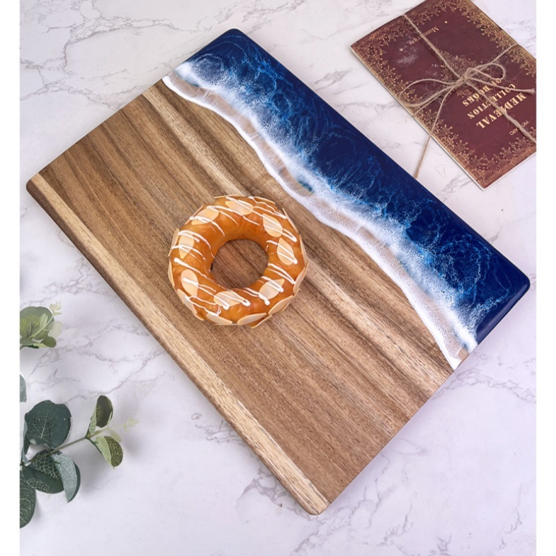 Snijplank van acaciahout met e - Meal Prep Cutting recensie en prijs