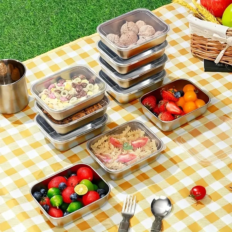 5 stuks 316 roestvrijstalen st - Meal Prep Containers Xl recensie en prijs