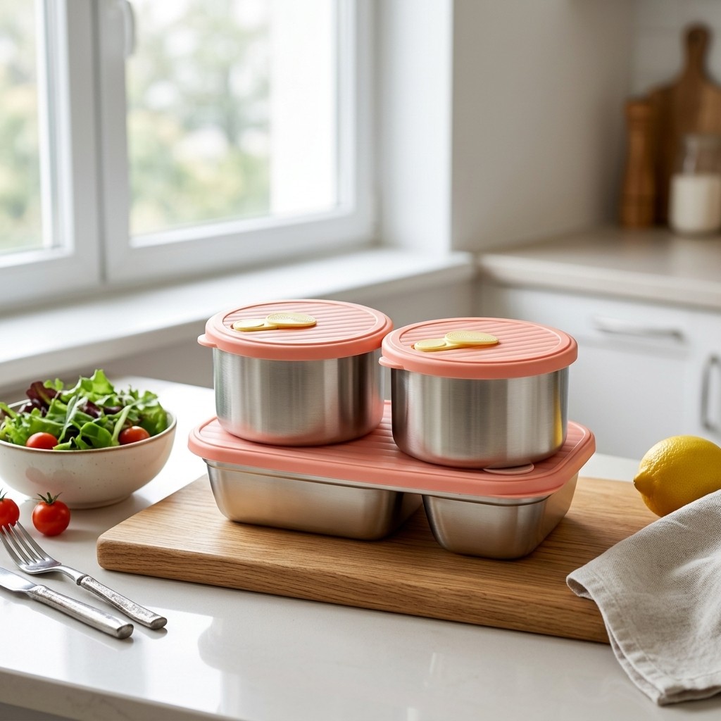 Microgolfbestendige 304 roestv - Meal Prep Containers recensie en prijs