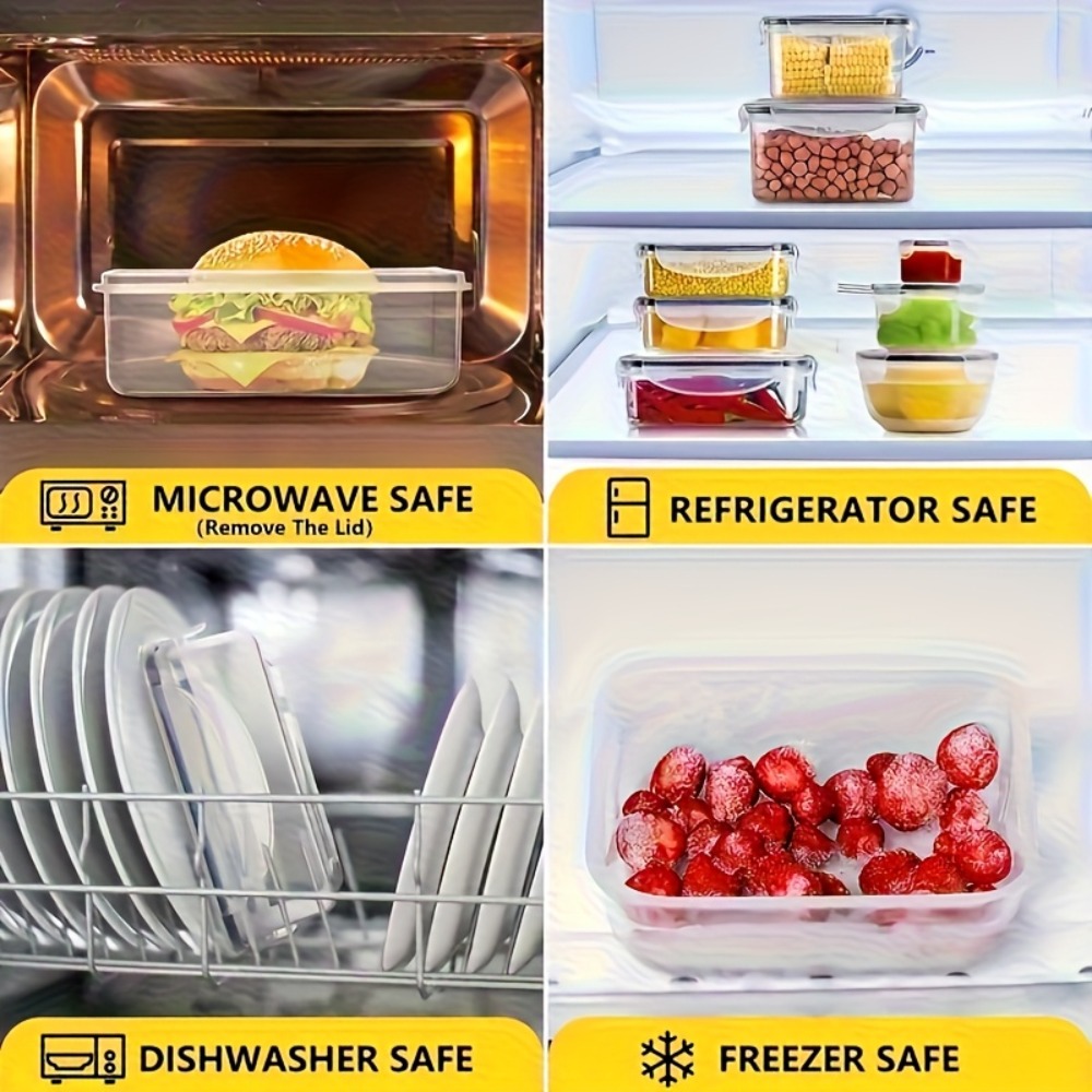 8-delige BPA-vrije luchtdichte - Meal Prep Containers Xl recensie en prijs