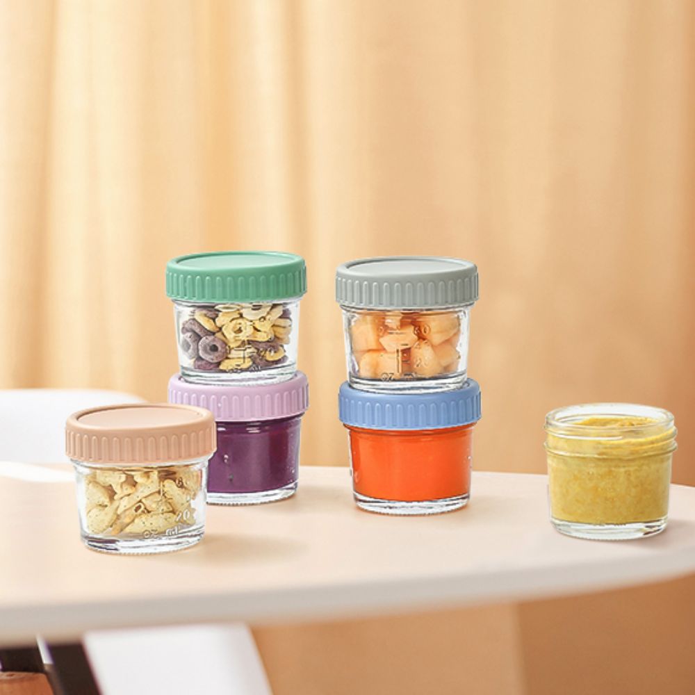 6 stuks glazen babyvoedingpot  - Salad Container Jar recensie en prijs