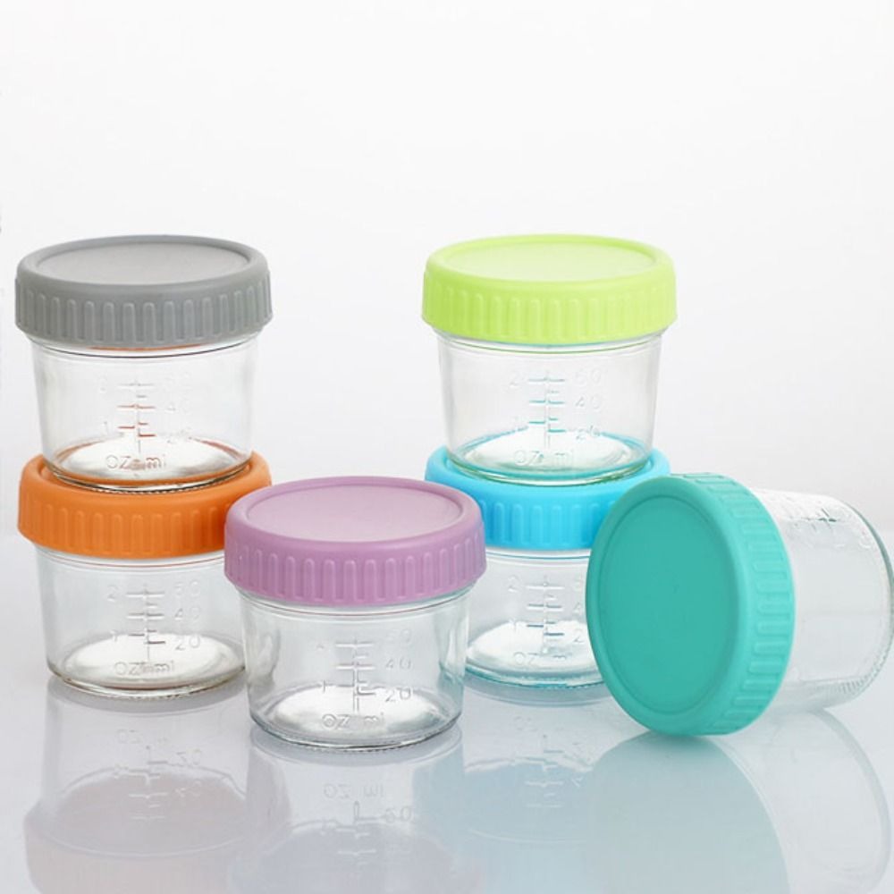 6 stuks glazen babyvoedingspot - Salad Container Jar recensie en prijs