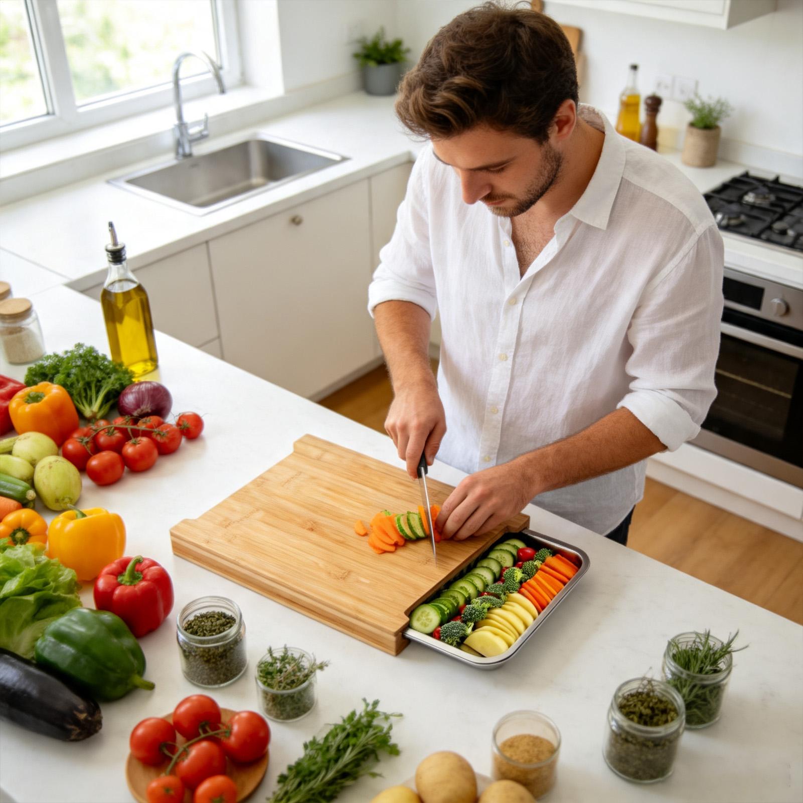 Houten snijplanken voor de keu - Meal Prep Cutting recensie en prijs