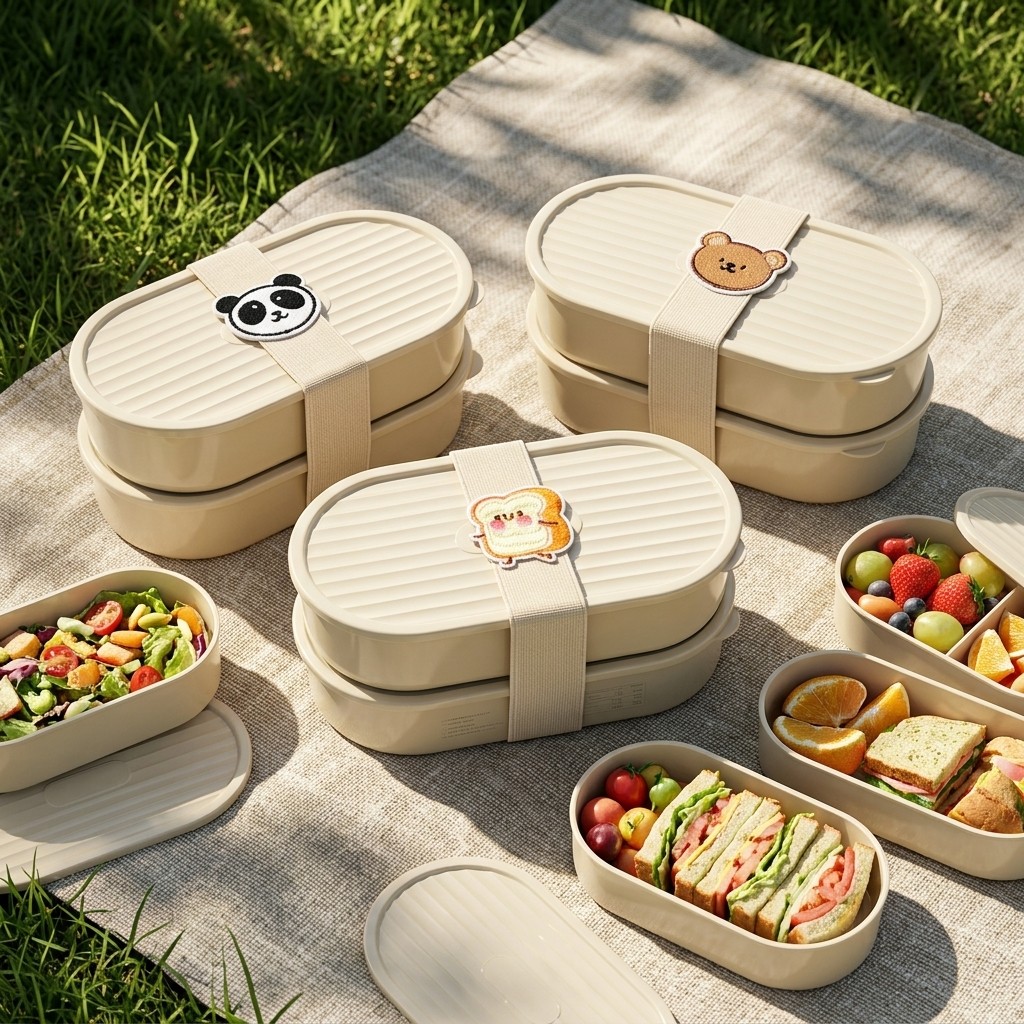 2 stks/set Cartoon Kids Bento  - Meal Prep Containers recensie en prijs
