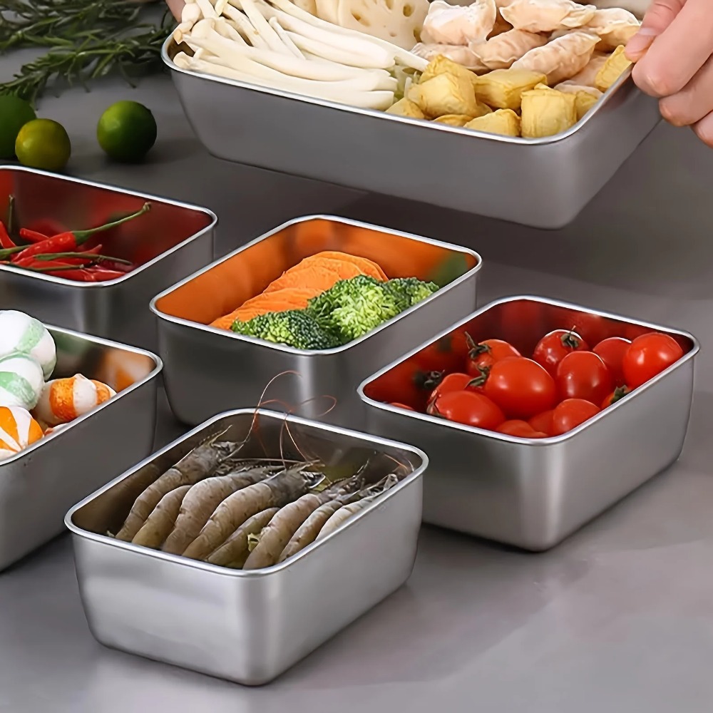 6-delige RVS voedselcontainers - Meal Prep Containers Xl recensie en prijs