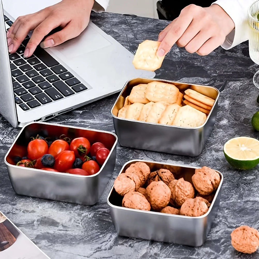 6-delige RVS voedselcontainers - Meal Prep Containers Xl recensie en prijs