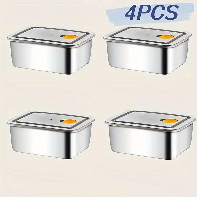 4-delige set roestvrijstalen v - Meal Prep Containers Xl recensie en prijs