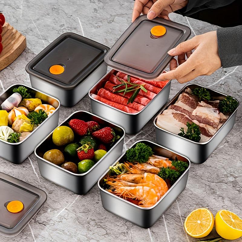 4-delige set roestvrijstalen v - Meal Prep Containers Xl recensie en prijs