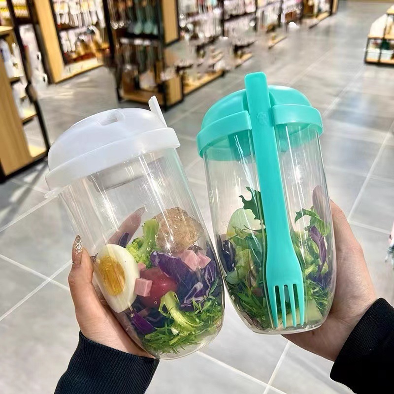 Draagbare saladekom met deksel - Meal Prep Containers recensie en prijs