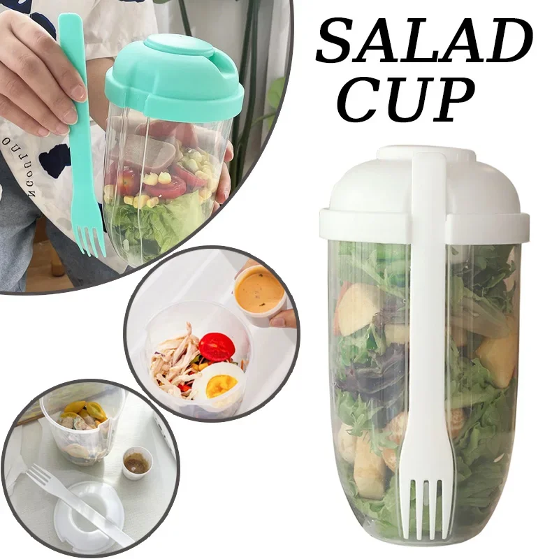 Draagbare saladekom met deksel - Meal Prep Containers recensie en prijs
