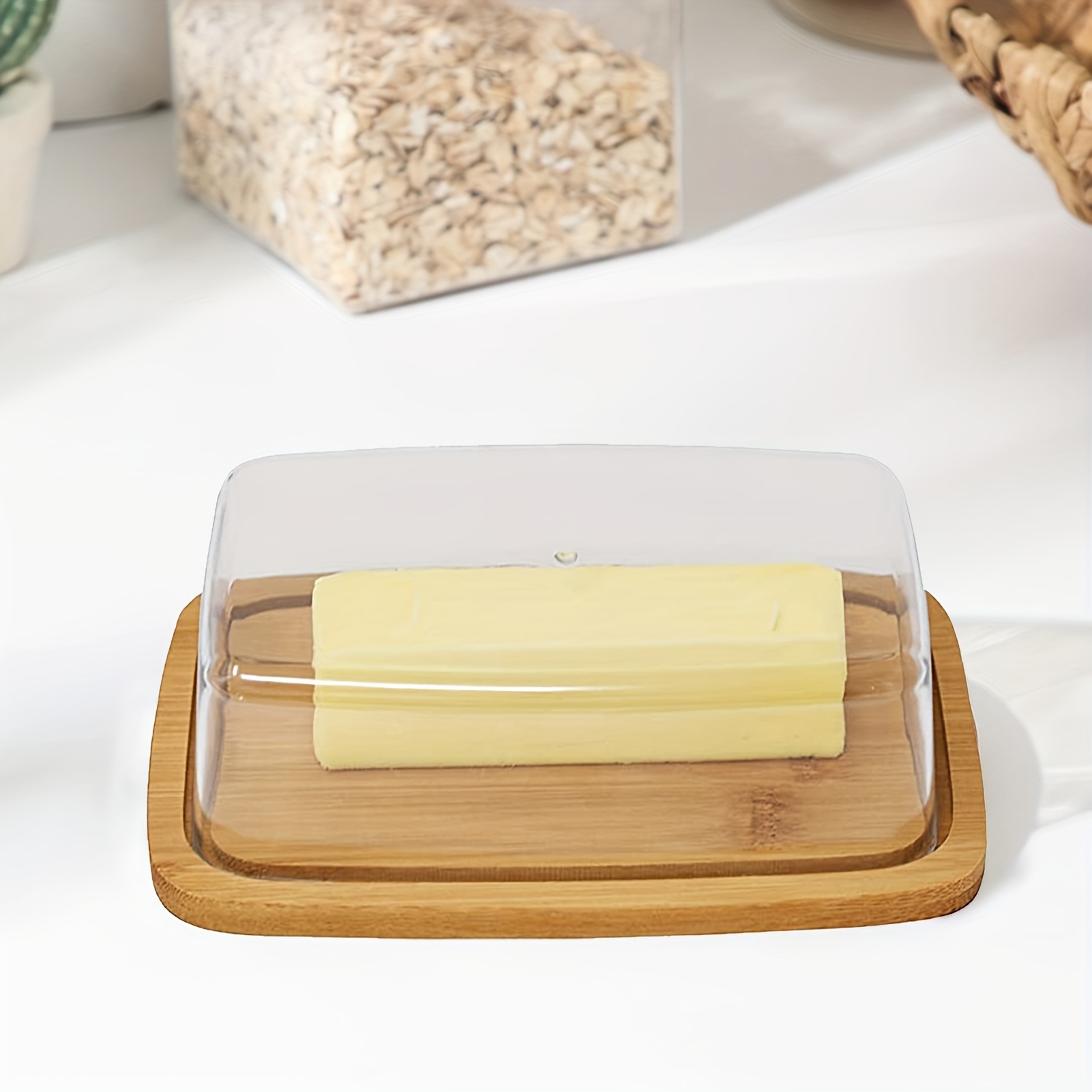 Bamboe Boterschaal Rechthoekig - Meal Prep Glass Containers recensie en prijs