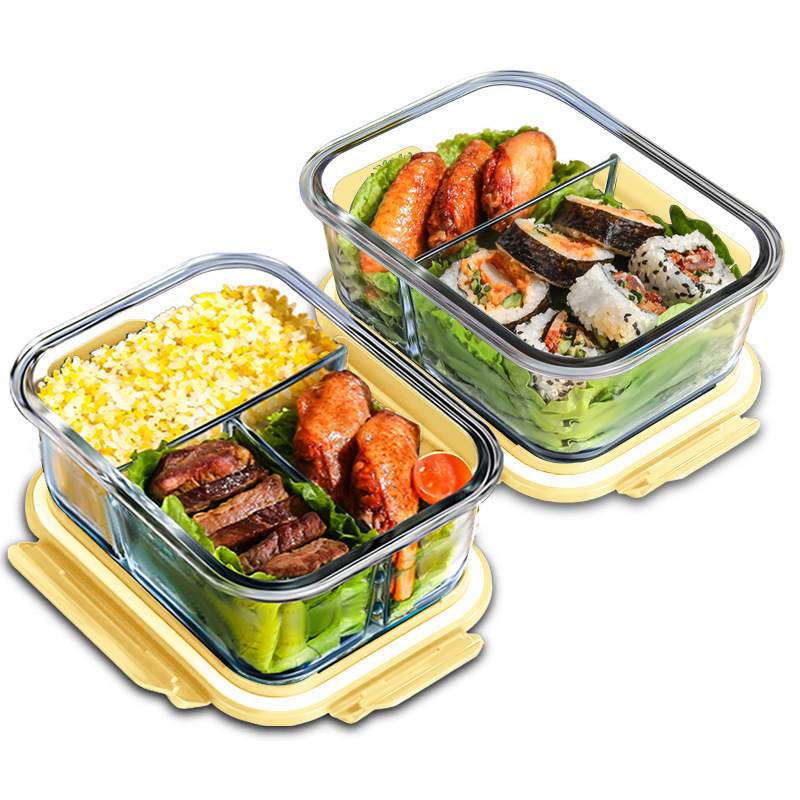 Glazen bewaardoos van hoog bor - Meal Prep Glass Containers recensie en prijs