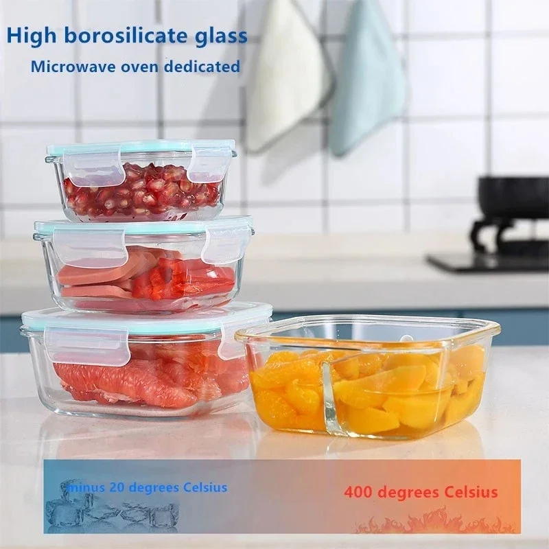 Glazen bewaardoos van hoog bor - Meal Prep Glass Containers recensie en prijs