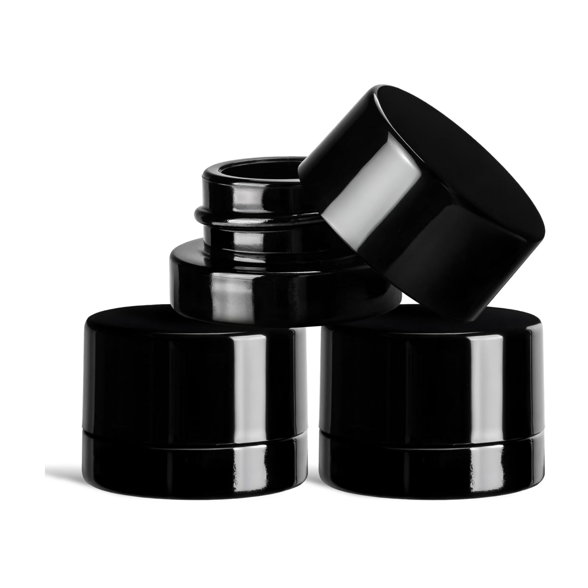 5 ml dikke zwarte glazen potte - Meal Prep Glass Containers recensie en prijs