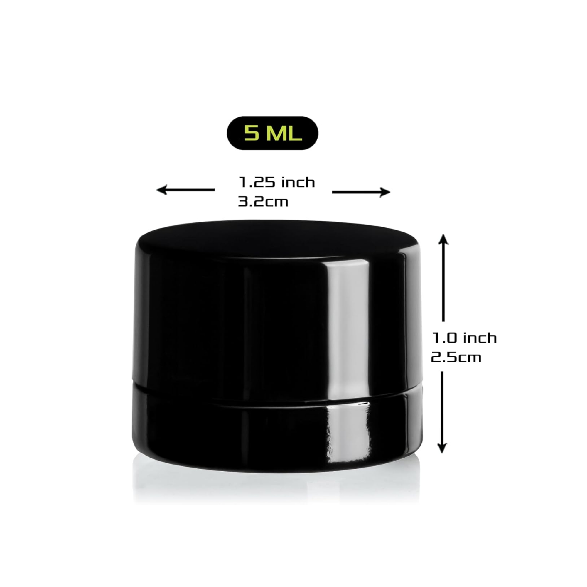 5 ml dikke zwarte glazen potte - Meal Prep Glass Containers recensie en prijs