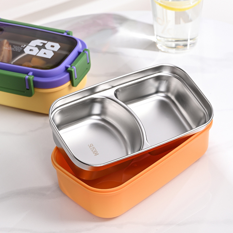JUSTINLAU 2 Grid Bento Box Roe - Salad Container Jar recensie en prijs