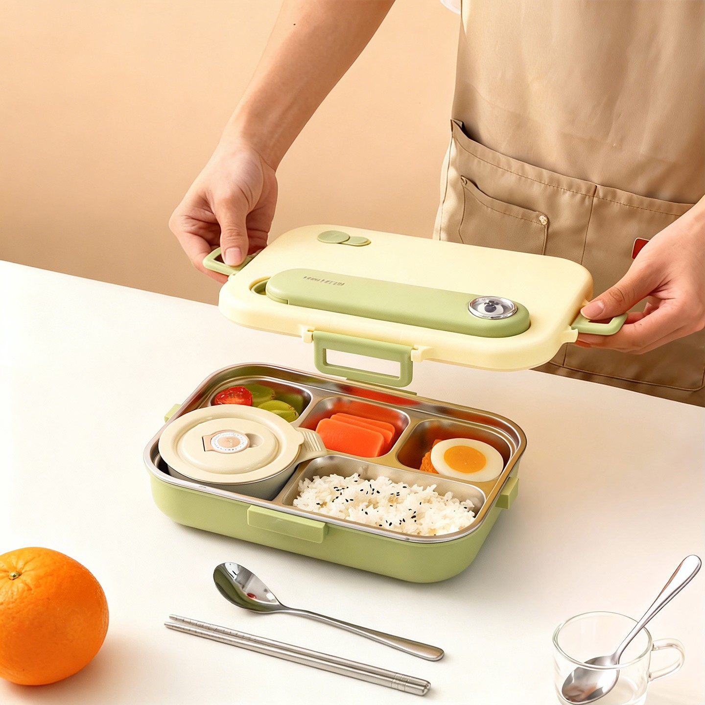 4/5-delige draagbare bentobox  - Meal Prep Containers recensie en prijs