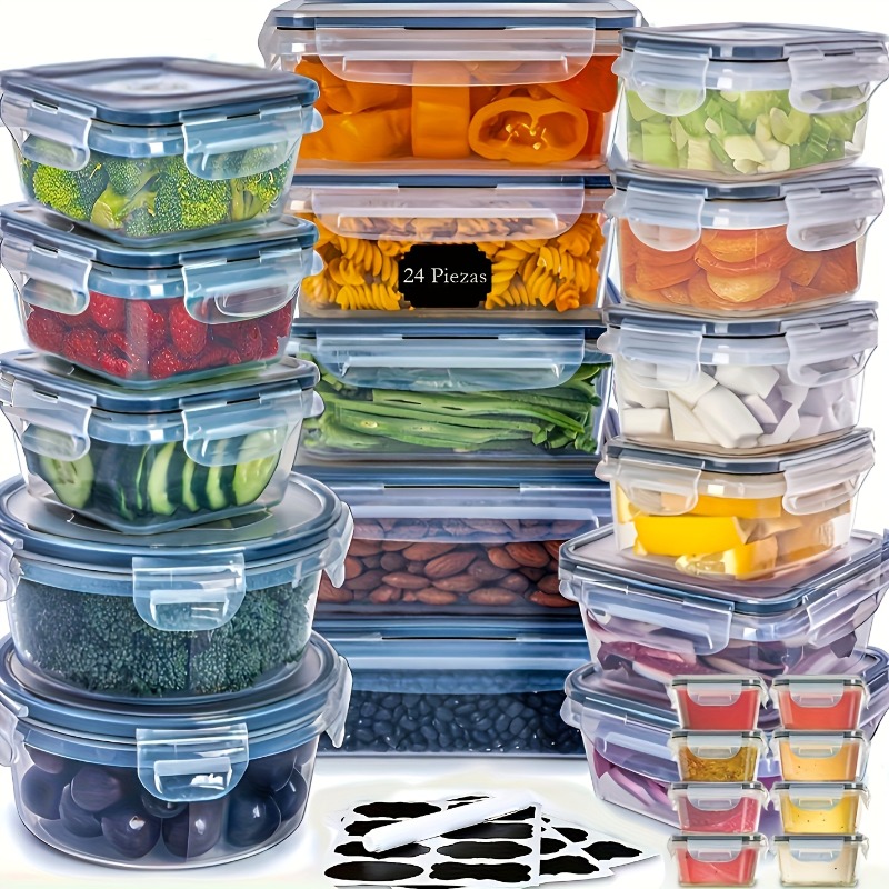 48-delige BPA-vrije voedselbew - Meal Prep Glass Containers recensie en prijs