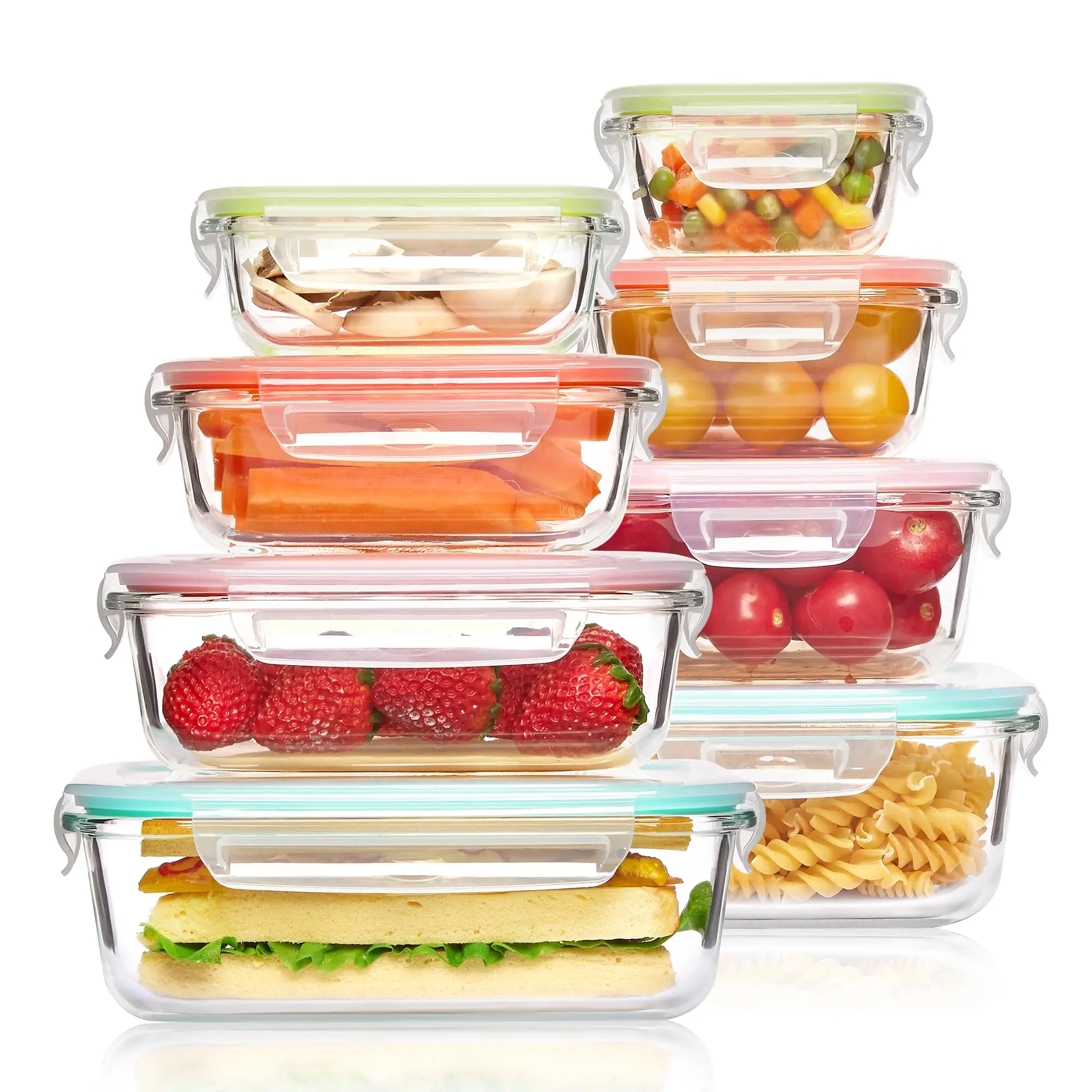Glazen lunchbox Voedselopslagc - Meal Prep Glass Containers recensie en prijs
